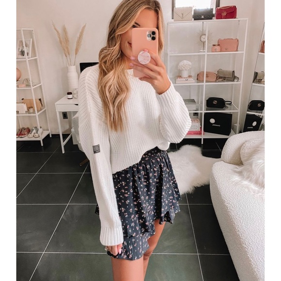 Socialite Dresses & Skirts - Print Tiered Miniskirt